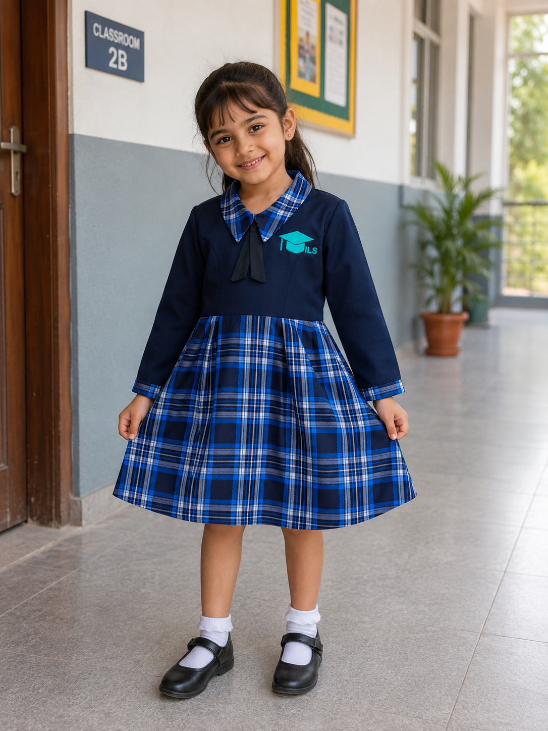 ILS Elementary Girls School Dress