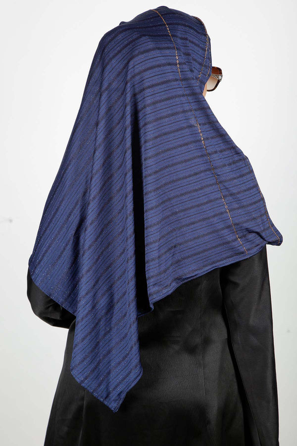 Blue Glitter Party wear Hijab