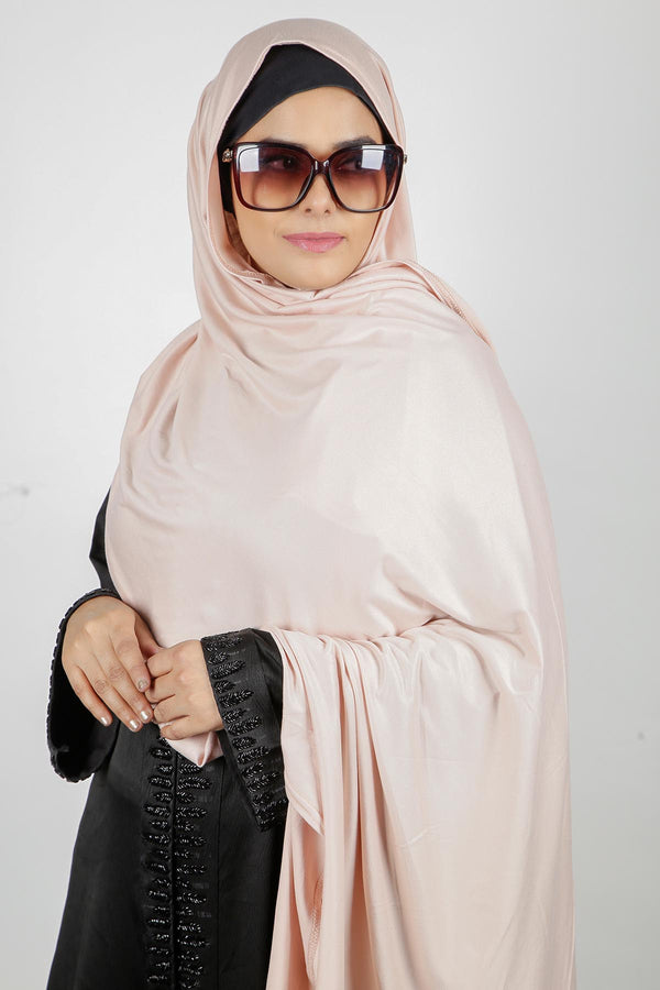 Light Peach Subtle Hijab