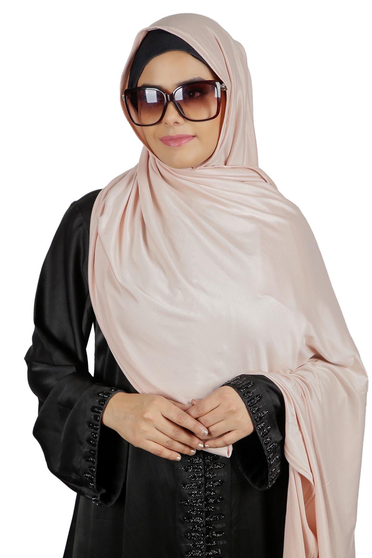 Light Peach Subtle Hijab