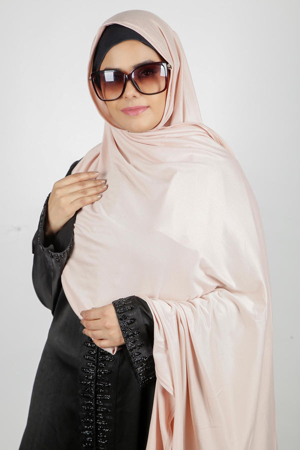 Light Peach Subtle Hijab
