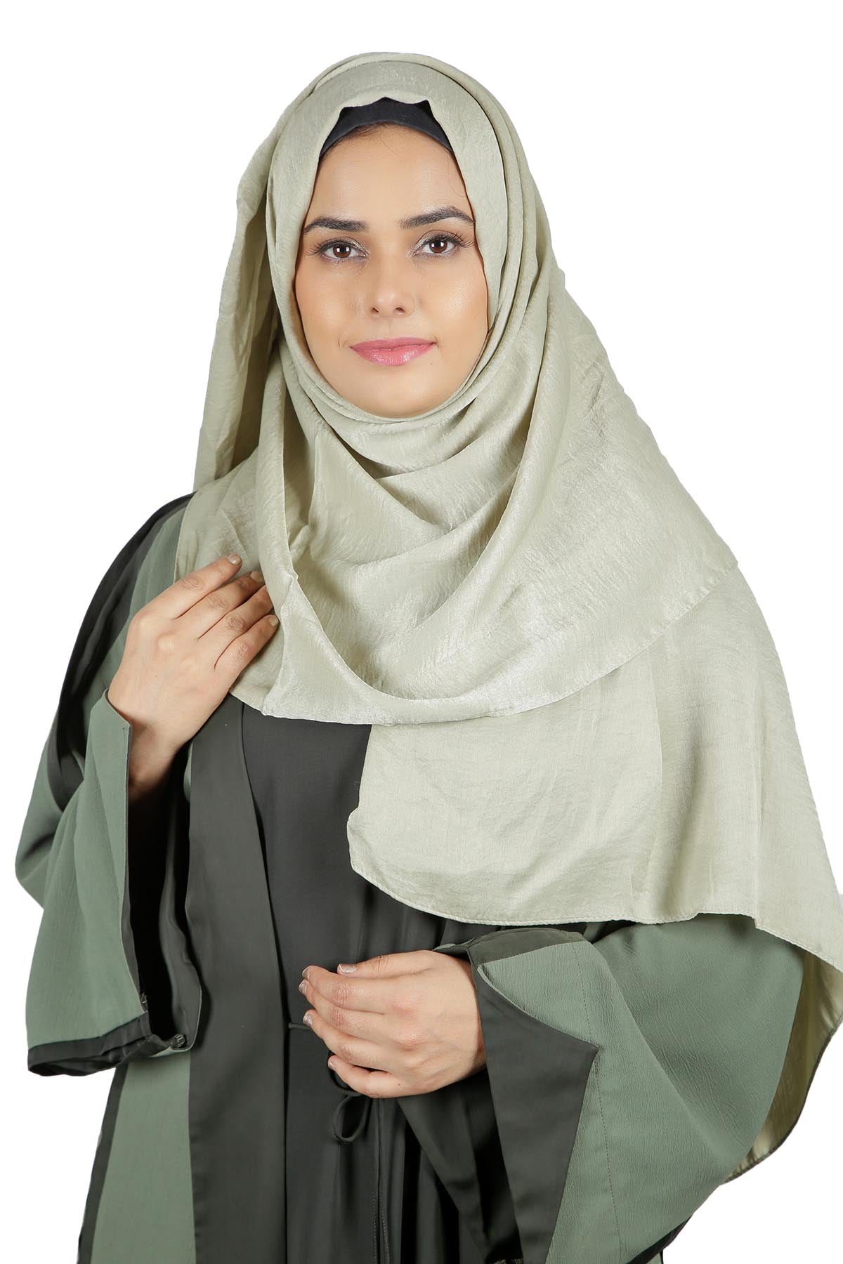 Light Green Subtle Shaded Hijab
