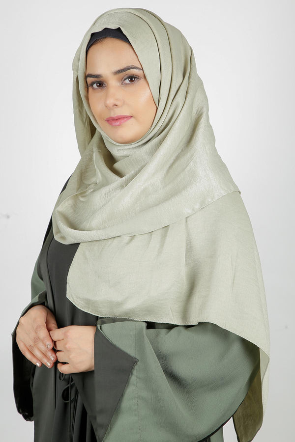 Light Green Subtle Shaded Hijab