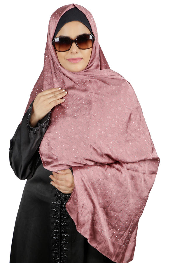 Gleaming Hijab with Glitter Spots