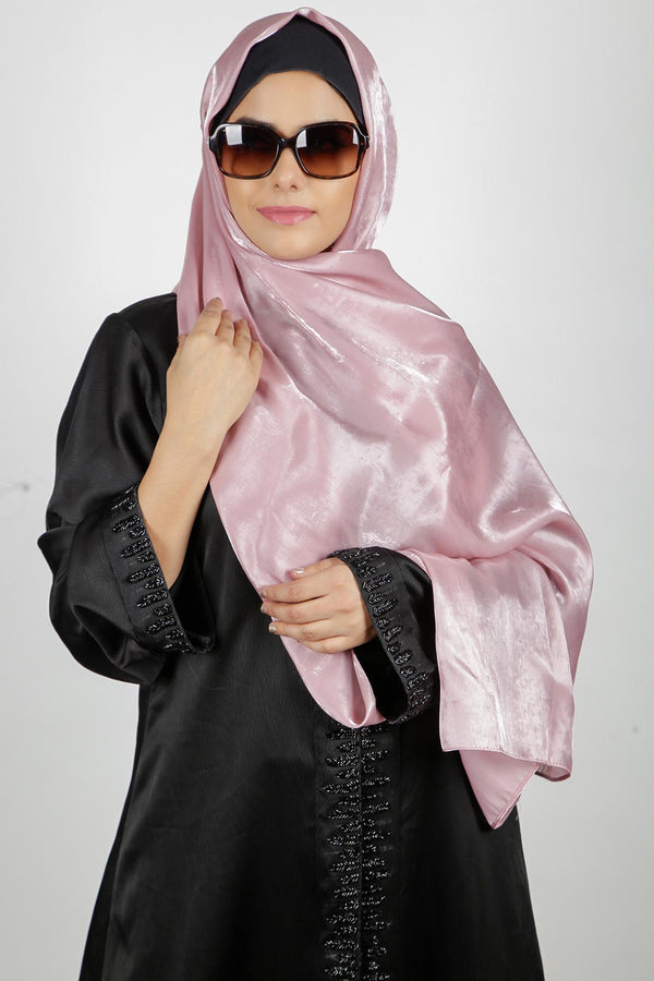 Gleaming Pink Fancy Hijab