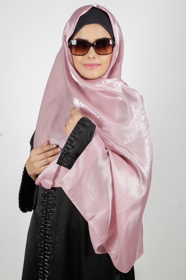 Gleaming Pink Fancy Hijab