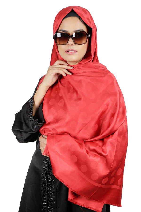 Premium Satin Red Hijab