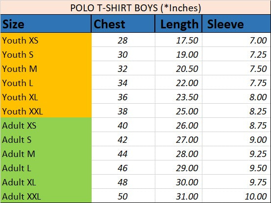 MTI Boys Polo TShirt Long Sleeves