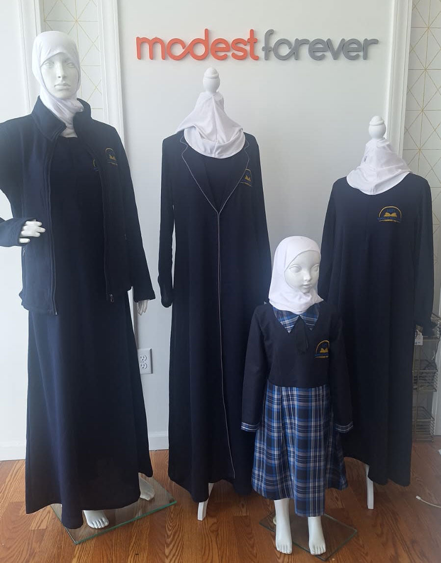 Abayas with Logo High School Girls